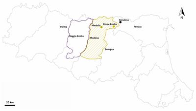 Composition and biodiversity of soil and root-associated microbiome in Vitis vinifera cultivar Lambrusco distinguish the microbial terroir of the Lambrusco DOC protected designation of origin area on a local scale